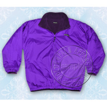 Custom Fashion Plain Polyester Full Zipper Women Jacket